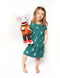 14" Mouse with Sneakers Puppet
