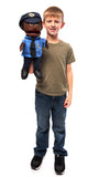 14" Policeman Puppet Black