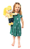 14"Smile Jesus Loves You Girl Puppet