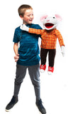 25" Mouse with Sneakers Puppet