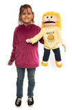 25"Smile Jesus Loves You Girl Puppet