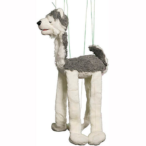 38" Grey Wolf Marionette