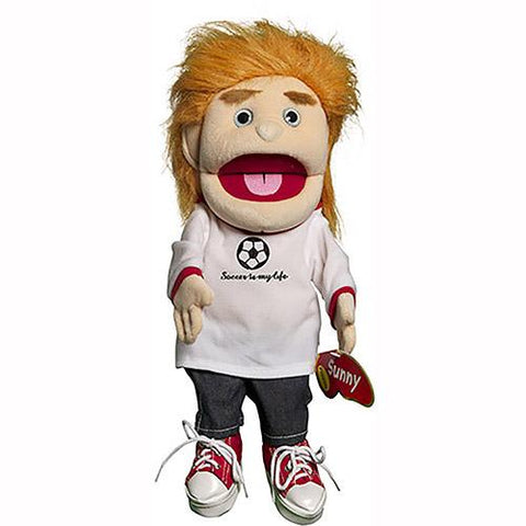 Sunny Toys 14" Blonde-Haired Boy/Soccer
