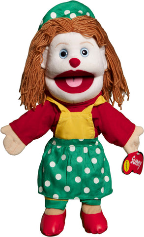 14" Female Clown Puppet