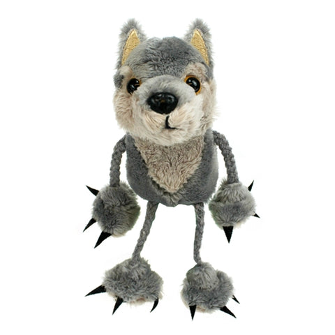 6" Wolf Finger Puppet