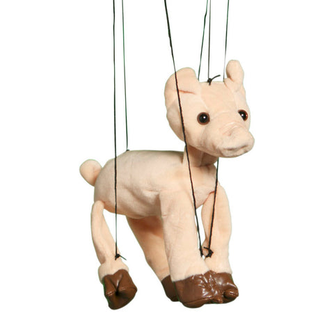 8" Pig Marionette Small
