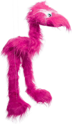 38" Pink Flamingo Jingle Bird Marionette