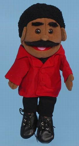 14" Dad Glove Puppet Black - Puppethut