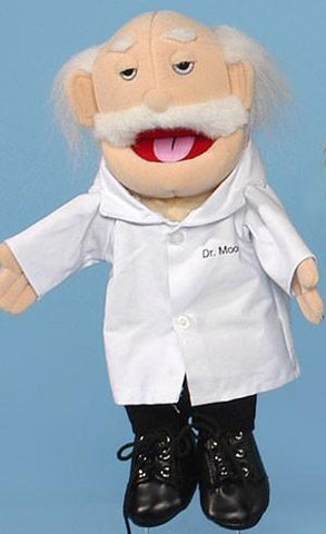 14" Doctor Moody Glove Puppet White - Puppethut