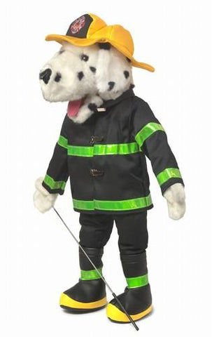 25" Dalmatian Firefighter Puppet - Puppethut