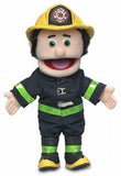 14" Fireman Puppet Peach - Puppethut