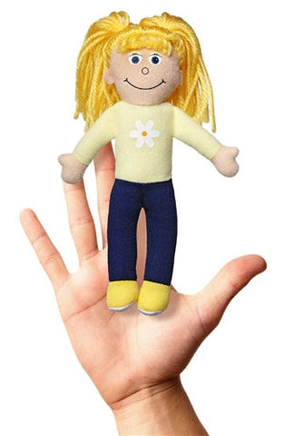 Katie Girl Finger Puppet (7.5")