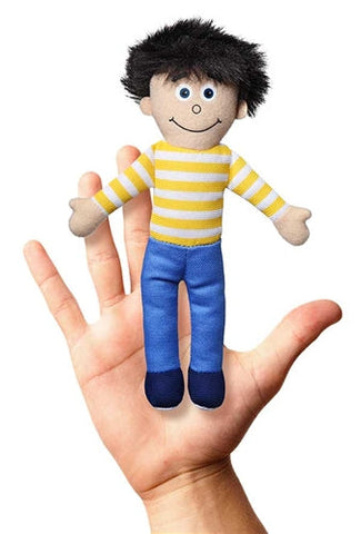 Bobby Boy Finger Puppet (7.5")