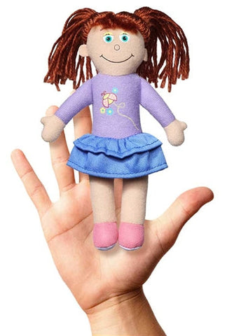 Amy Girl Finger Puppet (7.5")