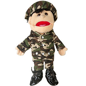 14" Army Boy Glove Puppet