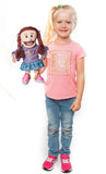 14" God is Love Girl Puppet