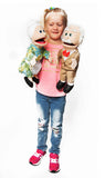 14" Granny Puppet Peach