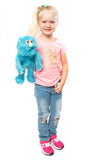 14" Monster Puppet Blue