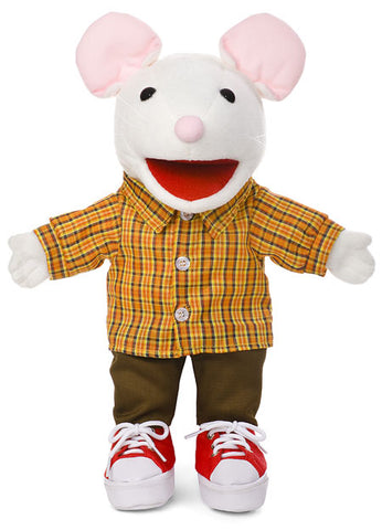 14" Mouse with Sneakers Puppet