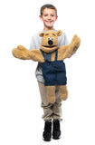 28" Silly Bear with 2 Handed Mittens Puppet