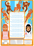 9" Five Little Monkeys - Song Mitts
