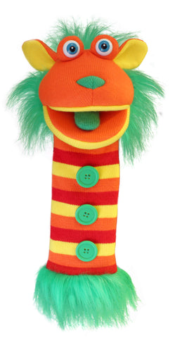 16" Buttons Sock Puppet