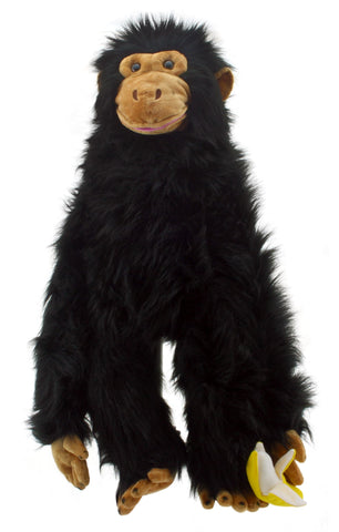 29" Chimp with Banana Puppet