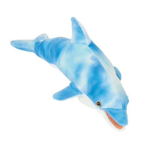 12" Blue Dolphin Puppet