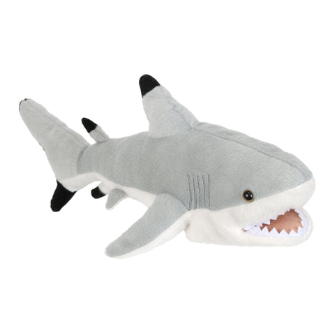 12" Black Tip Shark Finger Puppet