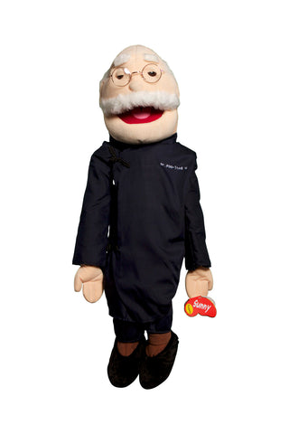 28" Asian Grandfather Full Body Puppet GS4110