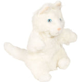 12" Cat Puppet White