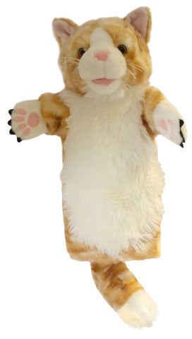 15" Cat Orange Puppet (Long Sleeve)