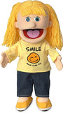 14"Smile Jesus Loves You Girl Puppet