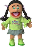 14" Cristo Te Ama Girl Puppet