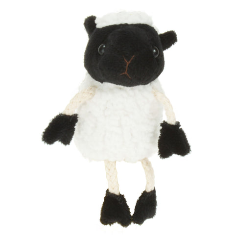 6" Sheep White Finger Puppet