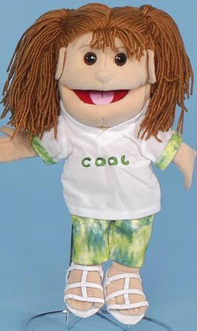 14" Cool Girl Glove Puppet w/ Sandals - Puppethut