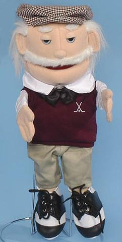 14" Grandpa Golfer Puppet - Puppethut