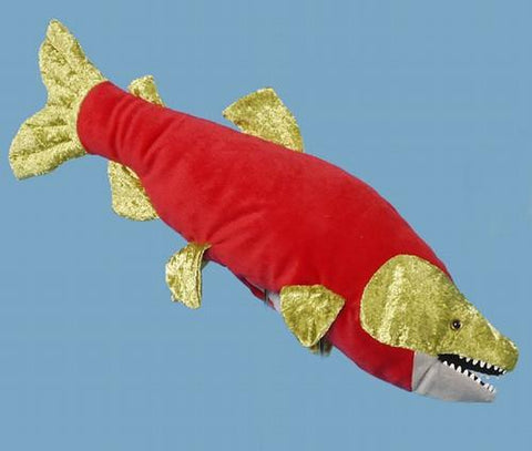 21" Sockeye Salmon Puppet - Puppethut