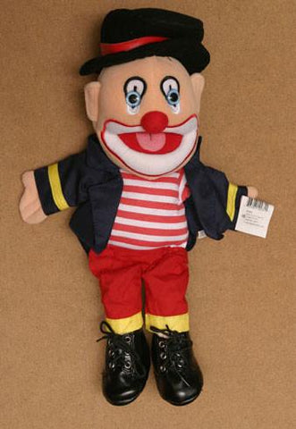 14" Clown Glove Puppet w/ Hat - Puppethut