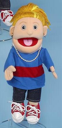 14" Yellow Hair Girl Glove Puppet - Puppethut