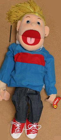 28" Yellow Hair Girl Puppet - Puppethut